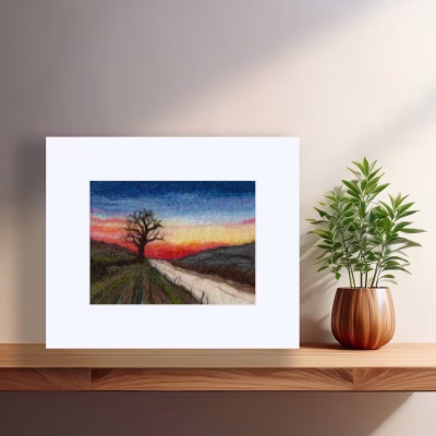 Felt Artwork and Giclée Prints