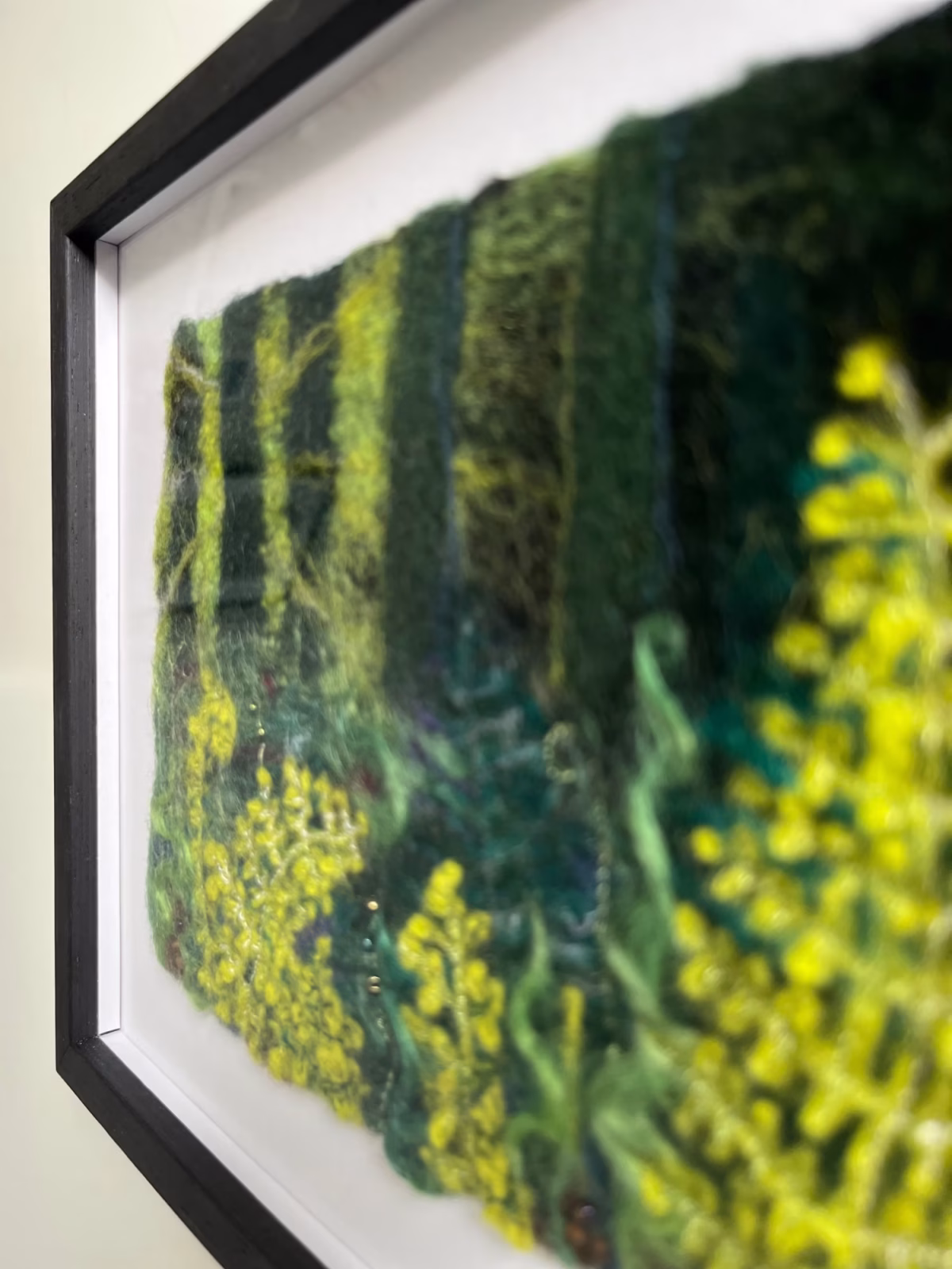 Deep in the Woods Original Felt Art