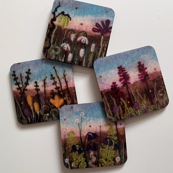 Small Seasons: Spring, Coasters (Set of 4)