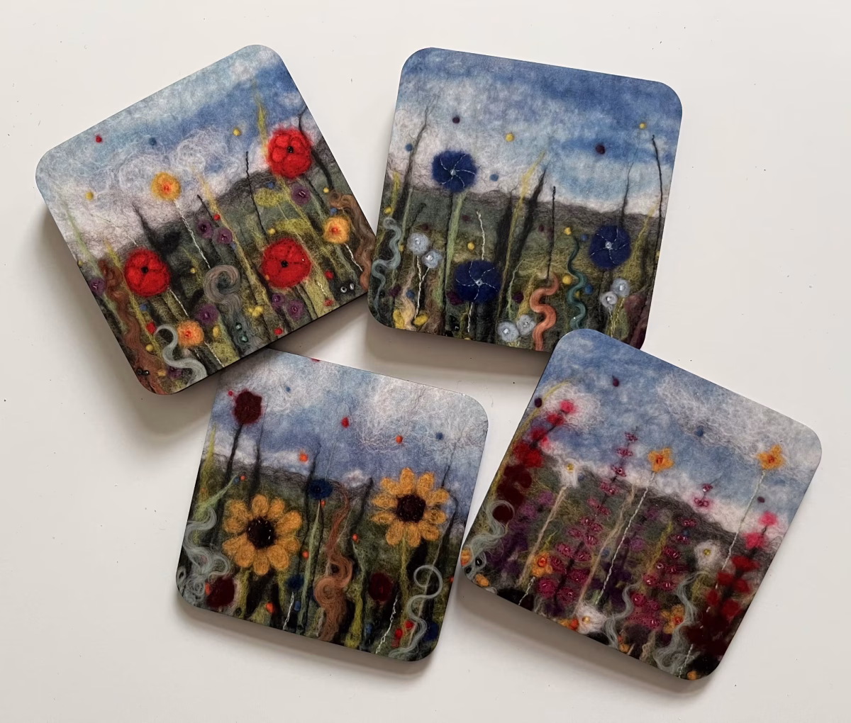Small Seasons: Summer, Coasters (Set of 4)