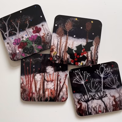 Small Seasons: Winter, Coasters (Set of 4)
