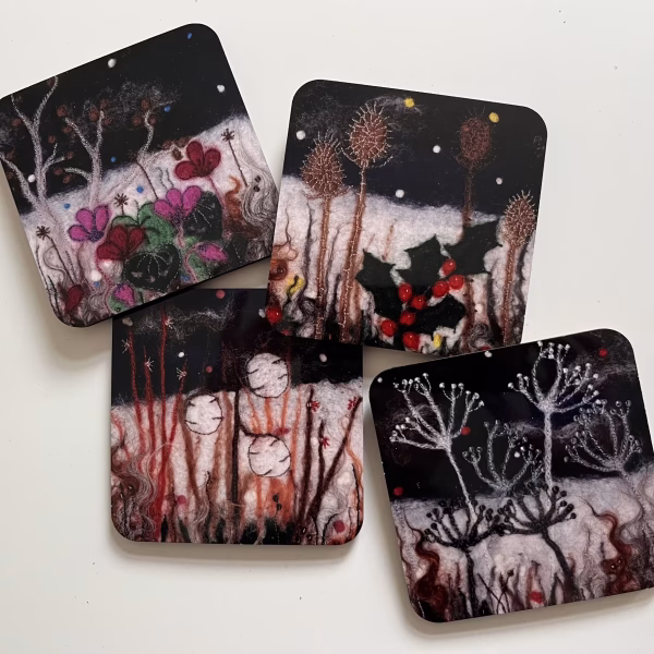 Small Seasons: Winter, Coasters (Set of 4)