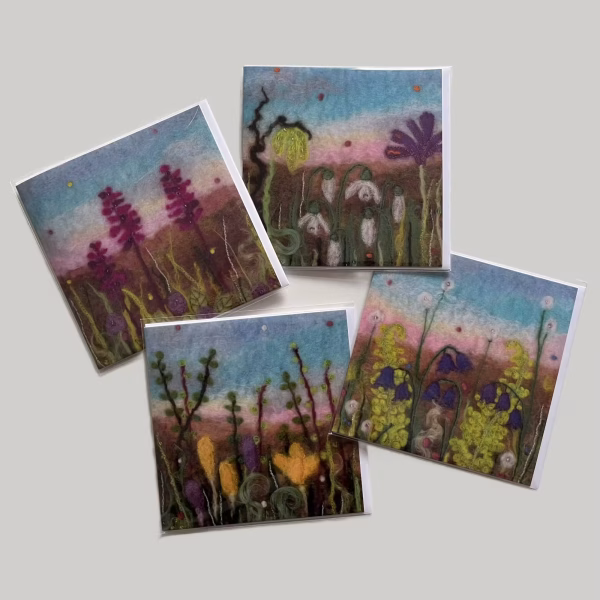 Small Seasons: Spring Greeting Cards (Set of 4)